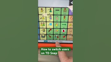 How to switch users on TD Snap