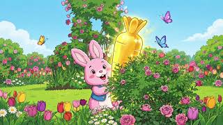 Kiki Pink Rabbit Finds the Golden Carrot 🥕✨ | Cute Bunny Adventure for Kids