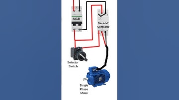 Modular Contractor See Single Phase Motor Connection #shorts
