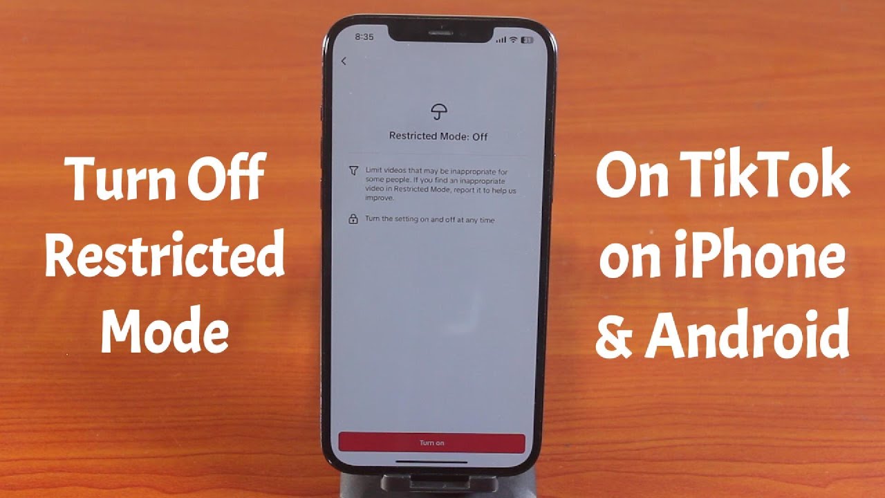 How to Turn Off Restricted Mode on TikTok - YouTube