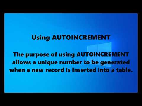 AutoIncrement in SQLite