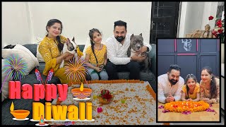 Diwali Celebration with our Dogs Brody Bunny 😍 | Harpreet SDC