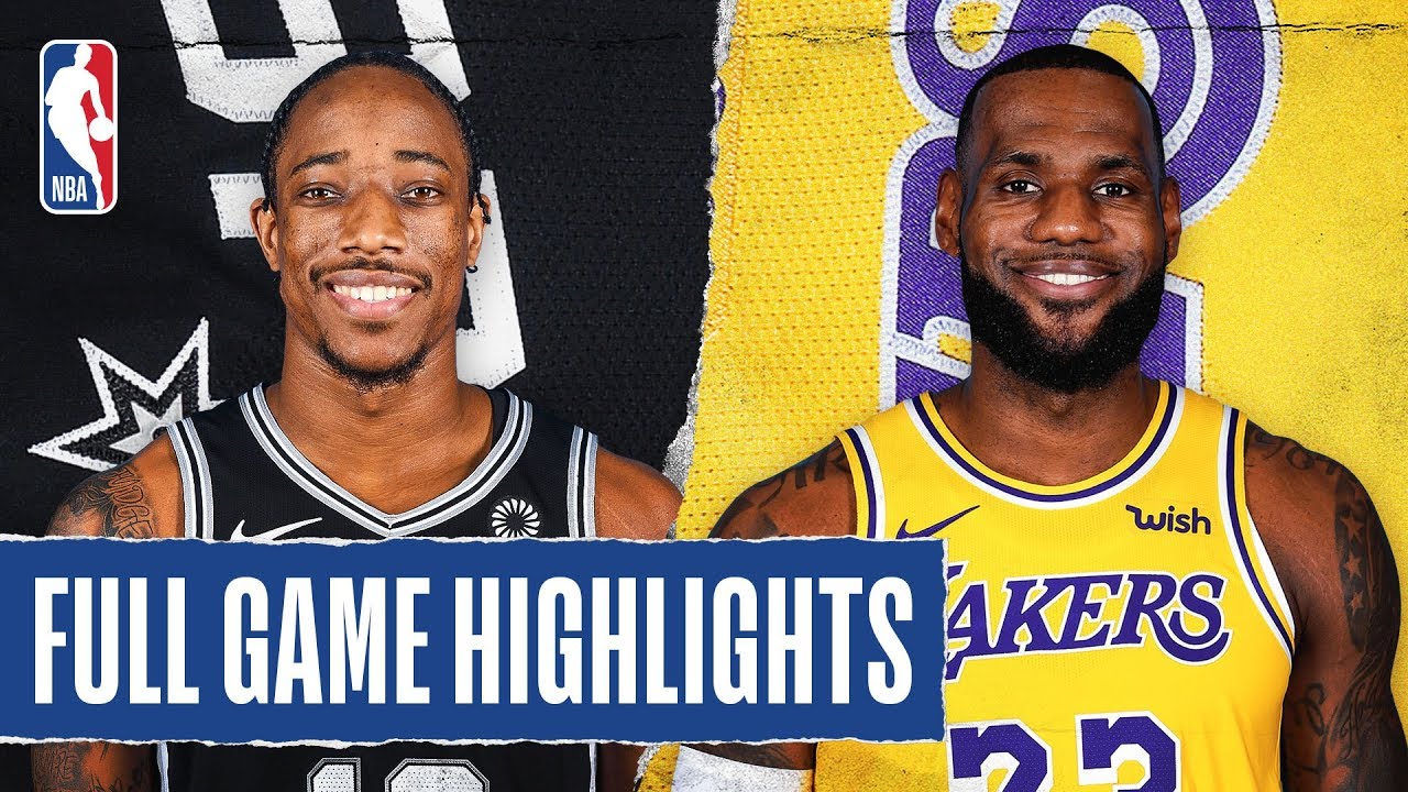 Spurs At Lakers Full Game Highlights February 4 2020 Youtube