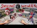 7 SPIDERMAN Vs SMILING WOMAN REAL LIFE ESCAPE 303.0 (Horror Parkour Pov Short) | Epic POV