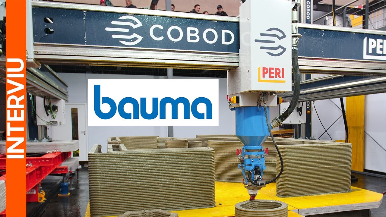 CoBod, robotul care construiește case | Bauma 2022 - YouTube