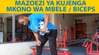 Mazoezi ya kujenga mkono wa nyuma (Triceps workouts).