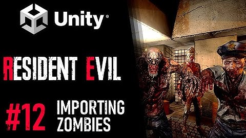 HOW TO MAKE RESIDENT EVIL IN UNITY - TUTORIAL 12 - IMPORTING A ZOMBIE INTO UNITY