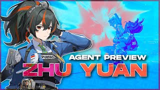 𝙉𝙚𝙬 Agent Zhu Yuan Character Showcase - Zenless Zone Zero