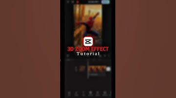 CapCut | 3D Zoom Effect Tutorial 🔍 | Capcut Tutorial #capcut #shorts