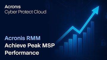 Introducing Acronis RMM: Achieve Peak MSP Performance