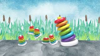 Fisher Price Giant Rock a Stack with 6 Colorful Rings