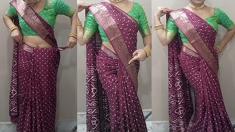 Saree draping tutorial for beginners |how to saree wear|saree draping vlog|#sareedraping #sareestyle