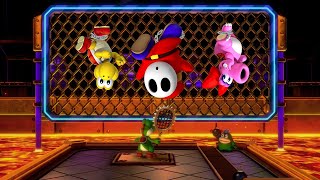 Super Mario Party - Drop Shot - Yoshi vs Diddy Kong vs Monty Mole vs Hammer Bro - Minigames