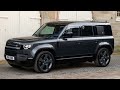 LAND ROVER DEFENDER 110 X-DYNAMIC D300 MODEL YEAR 2022 IN ACTION ON AND OFF ROAD CLOSE LOOK LUXE 4X4
