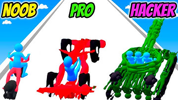 NOOB vs PRO vs HACKER - Human Vehicle