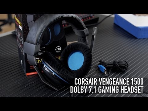 Corsair Vengeance 1500 Dolby 7.1 USB Gaming Headset Overview