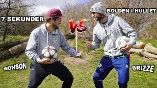 7 SEKUNDERS FODBOLDGOLF CHALLENGE! RONSON VS BRIZZE!