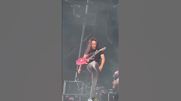 Herman Li Breaks Guitar Onstage