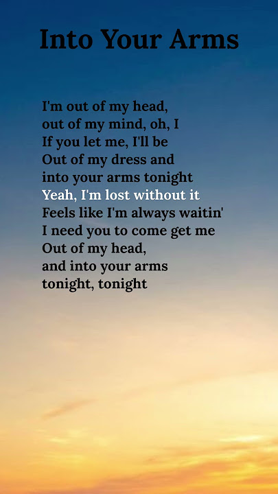 Witt Lowry -'Into Your Arms' ft.Ava Max Lyrics #lyrics​ #shorts​ #song​#music​
