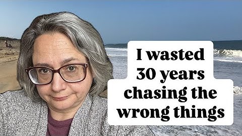 It took me 30 years to learn the lessons that I am going to tell you in 7 minutes