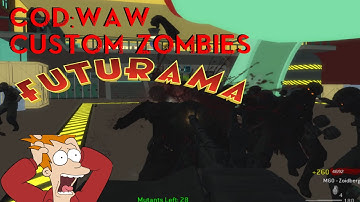 COD: WaW Custom Zombies Map (Futurama) (HD)