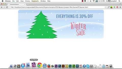 How To Create Animated Banners with CSS- part 16