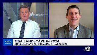 Goldman Sachs' Stephan Feldgoise on 2024 M&A landscape: Private equity is 'the big barometer'