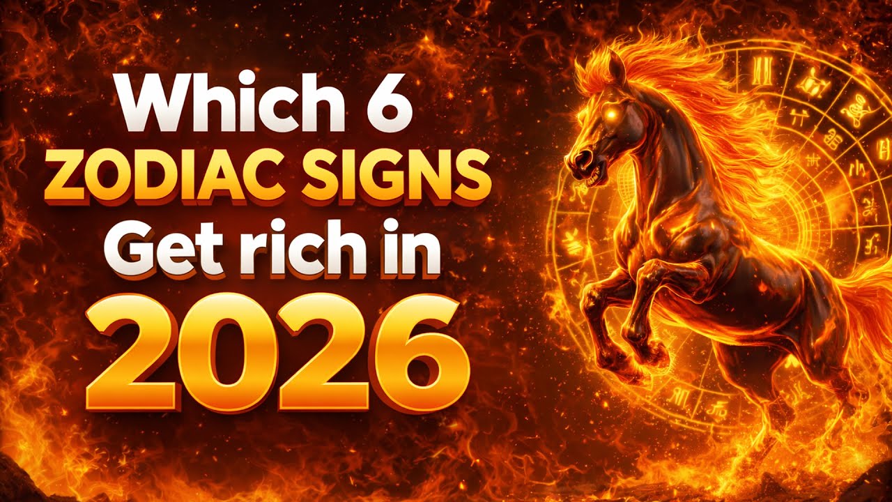 Luckiest Chinese Zodiac Signs 2026 | Is the Fire Horse Year Lucky for You?