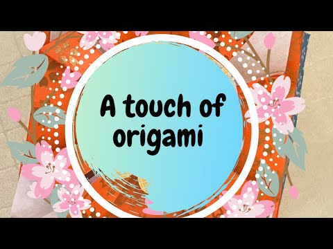 A touch of Origami #origami #processvideo #origamicraft # ...
