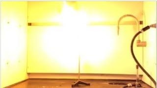 Sodium chlorate decomposition & fire!