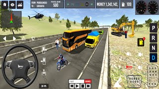 New City Real Coach Indian 3D Bus Transport Service Driving at Highway - Idbs Bus Android Gameplay screenshot 5