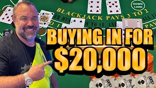 BLACKJACK: The Intense Double Whammy We All Want! ($3,500/Hand)