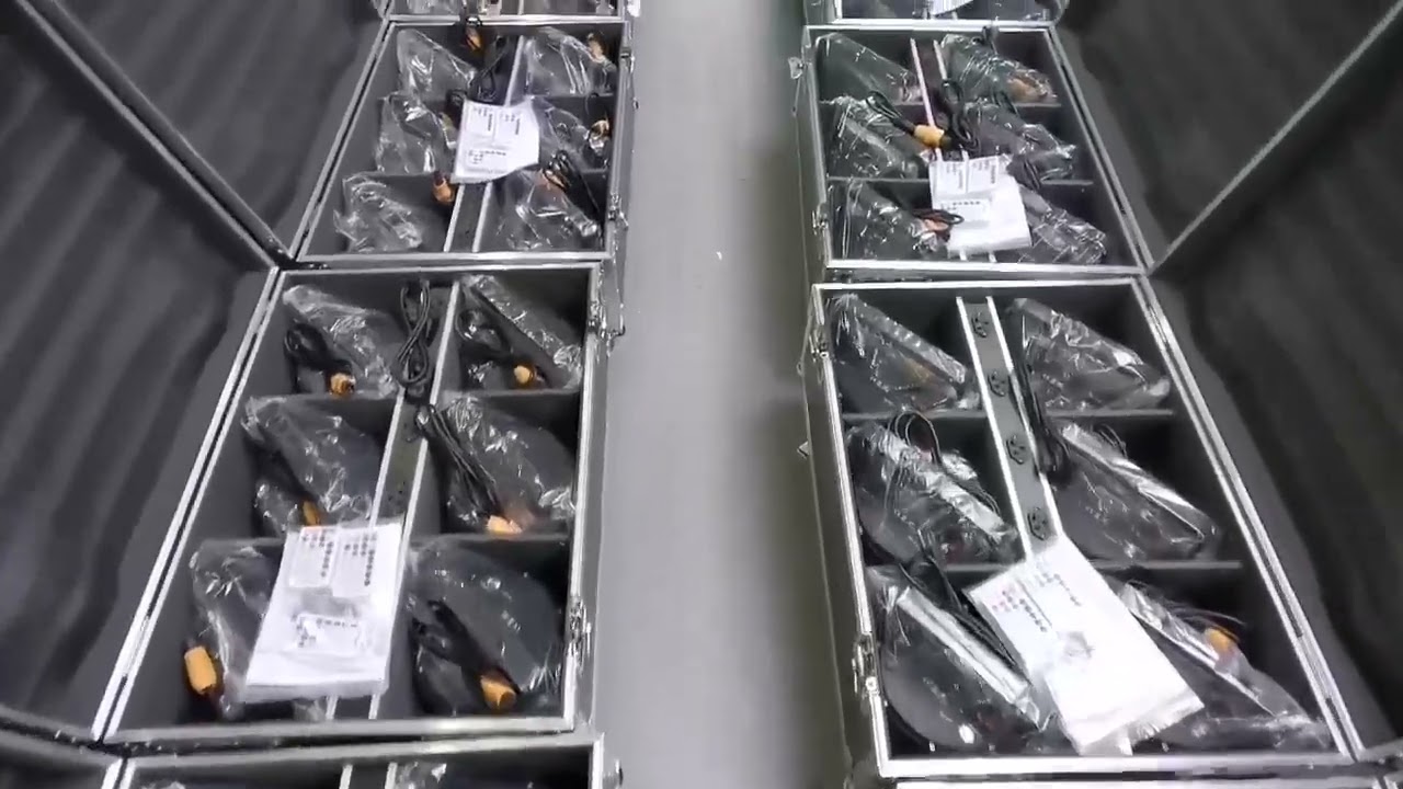 Ready to ship waterproof uplight with 6in1 charge road case