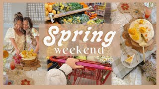 WEEKEND IN THE LIFE | celebrating, Trader Joe's haul, errands, & home projects!