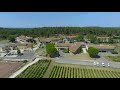 Ref:M-RIkL43Qt8 Lycee viticole chateau mongin orange (84) vu du ciel  (4k)