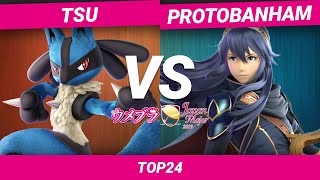 ウメブラJapanMajor2019 Top24 Winners : Tsu vs ProtoBanham /UMEBURA JapanMajor-スマブラSPオフライン大会 | SmashlogTV