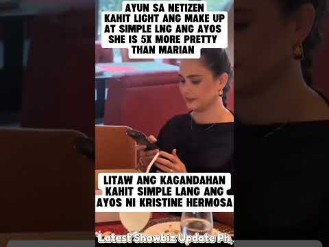 Litaw ang kagandahan kahit simple lang ang ayos ni Kristine Hermosa