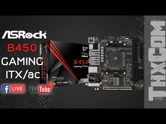 ASRock B450 Gaming ITX/ac - YouTube