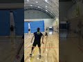 鎮西高校のリベロ髙木選手と本気の対人　#shorts