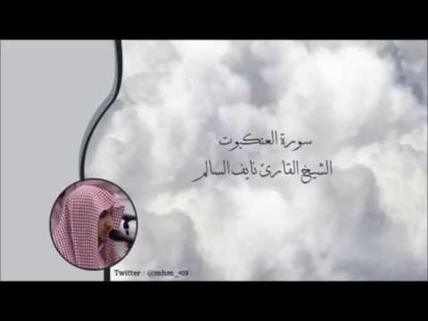 سورة العنكبوت الشيخ القارئ نايف السالم