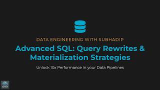 Advanced SQL: Query Rewrites & Materialization Strategies | 10x Performance