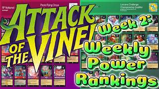 Familiar Face Back on Top! Disney Lorcana Week 2 Power Rankings! ATOV Format META!
