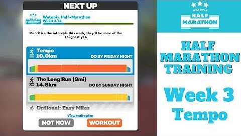 Zwift Running LIVE | Half Marathon Training
