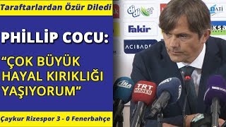 Phillip Cocu Çok Büyük Hayal Kırıklığı Yaşıyorum