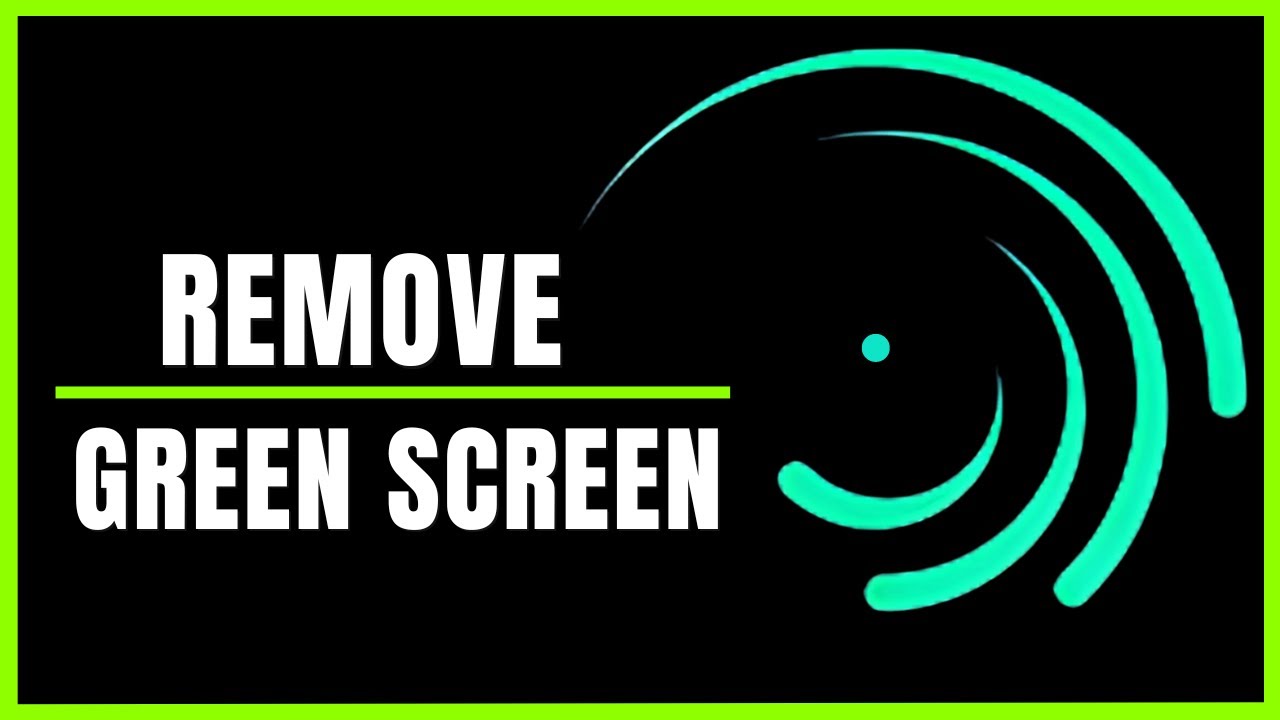 How to Remove Green Screen in Alight Motion