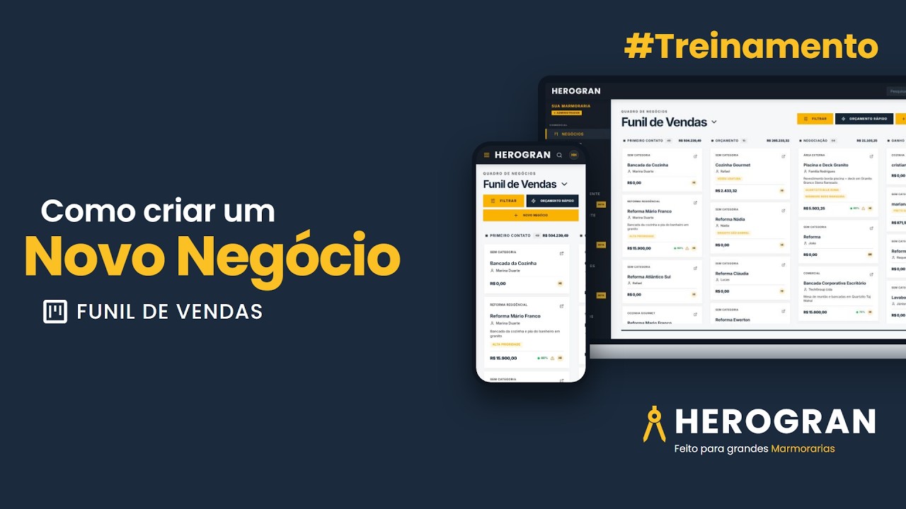 Vídeo: Criar o negócio no funil