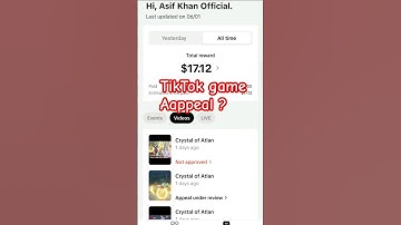 Tiktok Gaming incentive program ||Not Approved ||Problem Solved 2025