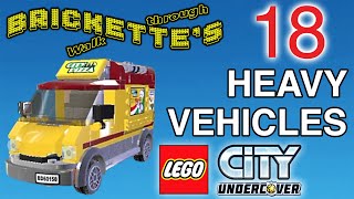 ALL 18 Heavy Vehicles, how to unlock all Heavy Vehicles in LEGO City Undercover Remastered