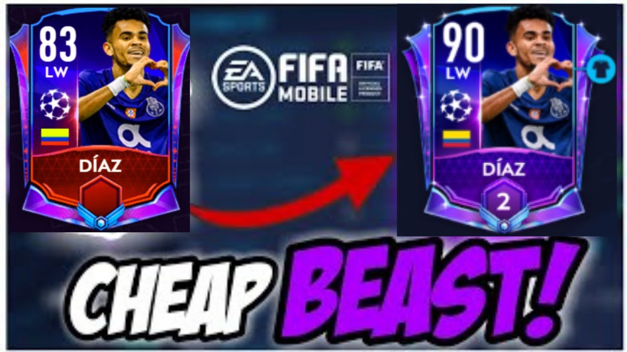 83 ELITE TO 90 MASTER DIAZ! FIFA MOBILE 21 CHEAP BEAST WINGER!