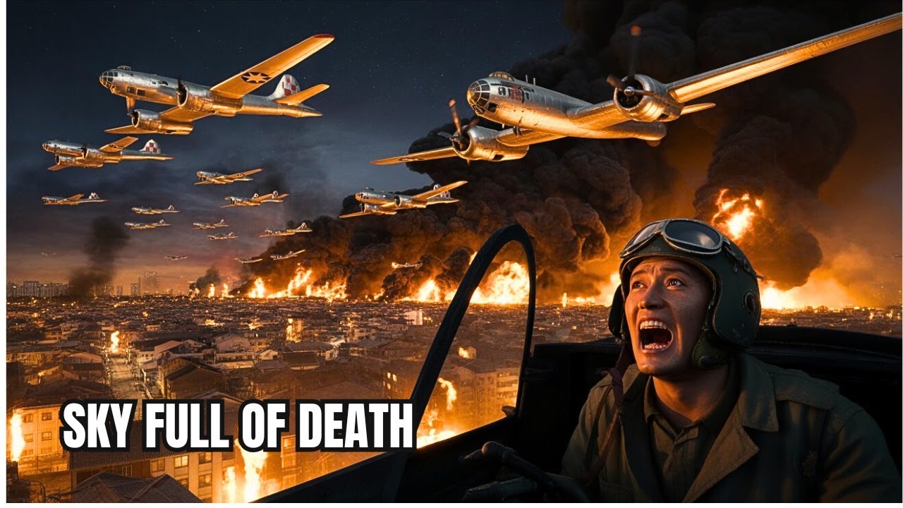Japanese Pilots Terrified: B-29 Night Raids & Firebombing Campaign of WWII Japan Explained